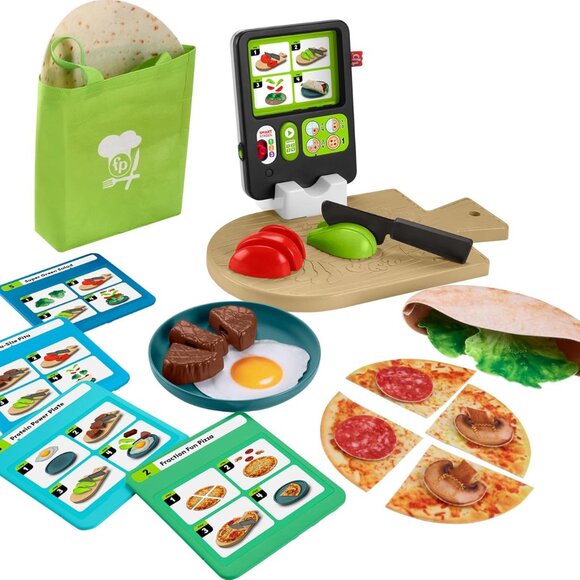 Fisher Price Preschool Kitchen Playset Laugh & Learn 123 Meal Kit - Picture 1 of 5